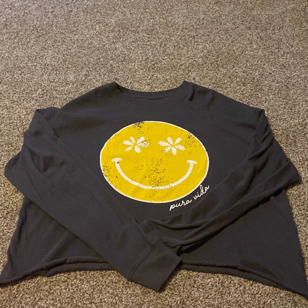 Women Pura Vida cropped long sleeve
